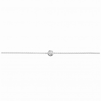 Photo de Sterling Silver 925 Bracelet 16.5+3cm 3mm CZ