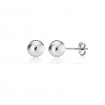 Photo de Sterling Silver 925 earrings  6mm Ball 