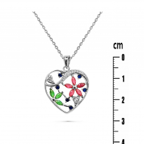 Photo de Sterling Silver 925 Necklace 40+5cm, rhodium plating